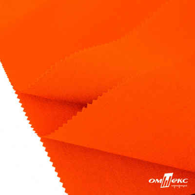 Ткань смесовая для спецодежды "Униформ" 17-1350, 200 гр/м2, шир.150 см, цвет люм.оранжевый - купить в Абакане. Цена 138.73 руб.