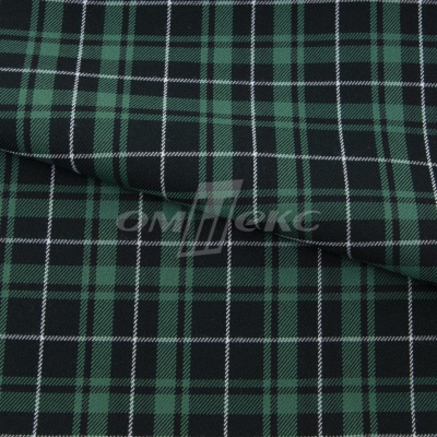 Ткань костюмная Клетка 25577, т.зеленый/зеленый./ч/бел, 230 г/м2, шир.150 см - купить в Абакане. Цена 539.74 руб.