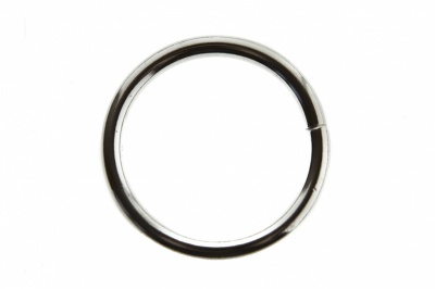 Кольцо металлическое d-3 х 32 мм, цв.-никель - купить в Абакане. Цена: 3.92 руб.