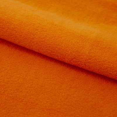 Флис DTY 16-1358, 250 г/м2, шир. 150 см, цвет оранжевый - купить в Абакане. Цена 640.46 руб.