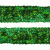 Тесьма с пайетками D4, шир. 20 мм/уп. 25+/-1 м, цвет зелёный - купить в Абакане. Цена: 778.19 руб.