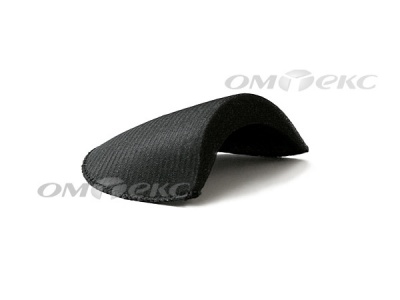 Плечевые накладки OВТ-18, обшитые, цвет чёрный - купить в Абакане. Цена: 25.74 руб.