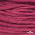 Шнур плетеный d-6 мм, 70% хлопок 30% полиэстер, уп.90+/-1 м, цв.1068-фуксия - купить в Абакане. Цена: 588 руб.