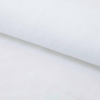 Флис DTY 240 г/м2, White/белый, 150 см (2,77м/кг) - купить в Абакане. Цена 640.46 руб.