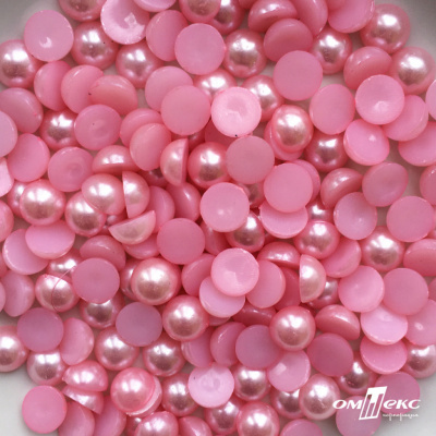 0404-5146В-Полубусины пластиковые круглые "ОмТекс", 10 мм, (уп.50гр=175+/-3шт), цв.101-св.розовый - купить в Абакане. Цена: 63.46 руб.
