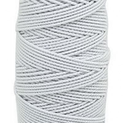 Нитка - резинка Спандекс 25 м (уп-10шт)-белые - купить в Абакане. Цена: 35.65 руб.