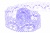 Тесьма кружевная 0621-2063, шир. 40 мм/уп. 20+/-1 м, цвет 107-фиолет - купить в Абакане. Цена: 933.93 руб.