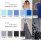 Креп стрейч Амузен 14-4122, 85 гр/м2, шир.150см, цвет голубой - купить в Абакане. Цена 148.37 руб.