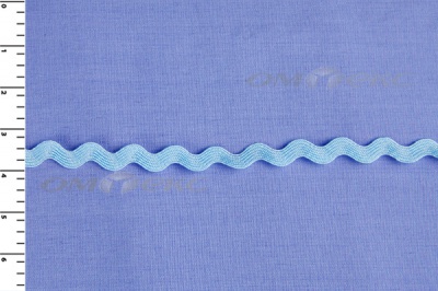 Тесьма плетеная "Вьюнчик"/голубой - купить в Абакане. Цена: 37.29 руб.