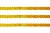 Пайетки "ОмТекс" на нитях, CREAM, 6 мм С / упак.73+/-1м, цв. 92 - золото - купить в Абакане. Цена: 484.77 руб.