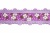 Тесьма декоративная 0385-6169, шир. 25 мм/уп. 22,8+/-1 м, цвет 01-фиолетовый - купить в Абакане. Цена: 387.43 руб.