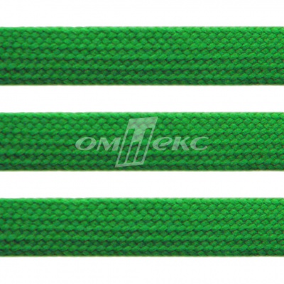 Шнур 15мм плоский (100+/-1м) №16 зеленый - купить в Абакане. Цена: 10.21 руб.