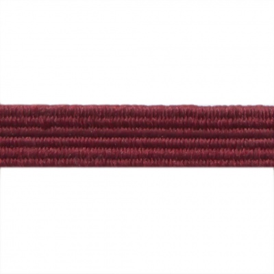 Резиновые нити с текстильным покрытием, шир. 6 мм ( упак.30 м/уп), цв.- 88-бордо - купить в Абакане. Цена: 155.22 руб.