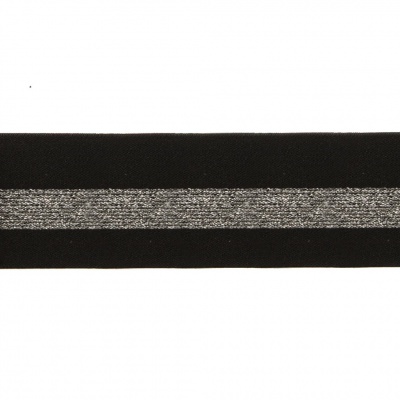 #2/6-Лента эластичная вязаная с рисунком шир.52 мм (45,7+/-0,5 м/бобина) - купить в Абакане. Цена: 69.33 руб.