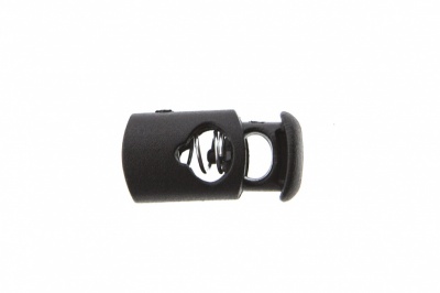 8021 Фиксатор пластиковый "Цилиндр", 20х10 мм, цвет чёрный - купить в Абакане. Цена: 1.29 руб.