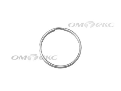 Кольцо металлическое d-20 мм, цв.-никель - купить в Абакане. Цена: 3.19 руб.