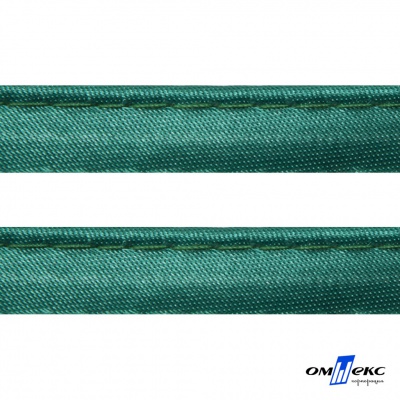 Кант атласный 140, шир. 12 мм (в упак. 65,8 м), цвет т.зелёный - купить в Абакане. Цена: 239.58 руб.