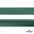 Косая бейка атласная "Омтекс" 15 мм х 132 м, цв. 056 темный зеленый - купить в Абакане. Цена: 225.81 руб.
