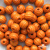 0309-Бусины деревянные "ОмТекс", 16 мм, упак.50+/-3шт, цв.003-оранжевый - купить в Абакане. Цена: 62.22 руб.