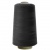 Швейные нитки (армированные) 28S/2, нам. 2 500 м, цвет чёрный - купить в Абакане. Цена: 139.91 руб.
