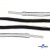Шнурки #4-27, круглые 130 см, двухцветные (черно/белый) - купить в Абакане. Цена: 47.04 руб.