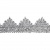 Тесьма металлизированная 0384-0240, шир. 40 мм/уп. 25+/-1 м, цвет серебро - купить в Абакане. Цена: 490.74 руб.