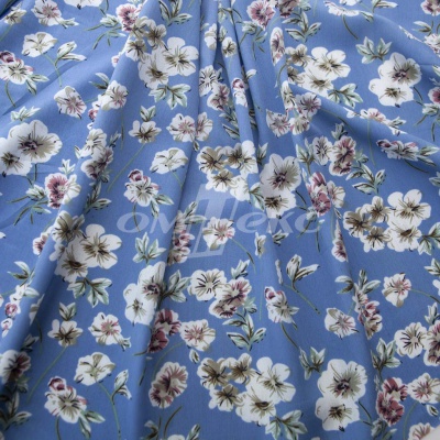 Плательная ткань "Фламенко" 12.1, 80 гр/м2, шир.150 см, принт растительный - купить в Абакане. Цена 241.49 руб.