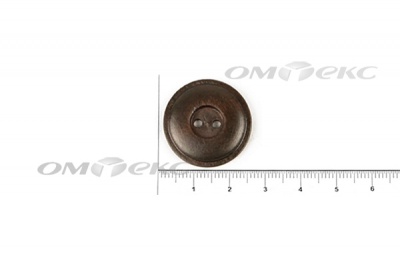 Пуговица деревянная круглая №54 (25мм) - купить в Абакане. Цена: 4.12 руб.