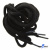 Шнурки #106-09, круглые 130 см, цв.чёрный - купить в Абакане. Цена: 21.92 руб.