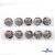 119-02 Кнопки пришивные декоративные металл 25 мм, цв.-никель - купить в Абакане. Цена: 30.54 руб.