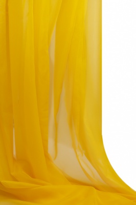 Портьерный капрон 13-0858, 47 гр/м2, шир.300см, цвет 21/жёлтый - купить в Абакане. Цена 137.27 руб.
