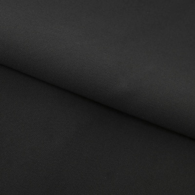 Костюмная ткань "Элис", 220 гр/м2, шир.150 см, цвет чёрный - купить в Абакане. Цена 308 руб.
