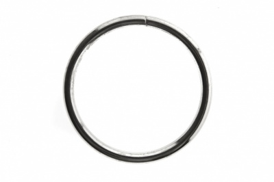 Кольцо металлическое №40 мм, цв.-никель - купить в Абакане. Цена: 4.45 руб.