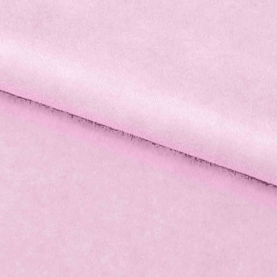 Велюр JS LIGHT 1, 220 гр/м2, шир.150 см, (3,3 м/кг), цвет бл.розовый - купить в Абакане. Цена 1 055.34 руб.
