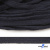 Шнур плетеный d-8 мм плоский, 70% хлопок 30% полиэстер, уп.85+/-1 м, цв.1010-т.синий - купить в Абакане. Цена: 735 руб.