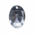 Стразы пришивные акриловые арт.#39/10 - "Кристал", 10х14 мм - купить в Абакане. Цена: 0.69 руб.