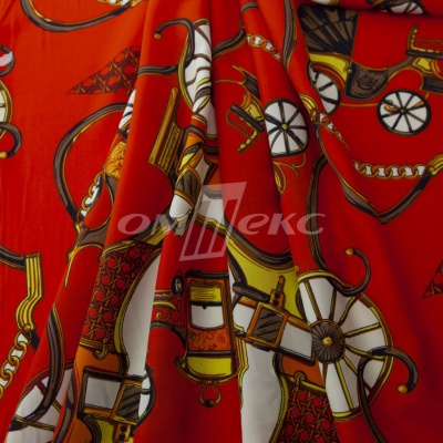 Плательная ткань "Фламенко" 16.1, 80 гр/м2, шир.150 см, принт этнический - купить в Абакане. Цена 241.49 руб.