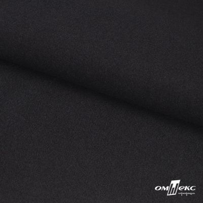 Трикотажное полотно "Монне" 100% полиэстр, 152см, 350 г/м2, чёрный, м - купить в Абакане. Цена 385 руб.