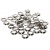 Люверсы, металлические/10мм/никель (упак.1000 шт) - купить в Абакане. Цена: 637 руб.