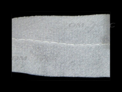 WS7225-прокладочная лента усиленная швом для подгиба 30мм-белая (50м) - купить в Абакане. Цена: 16.71 руб.