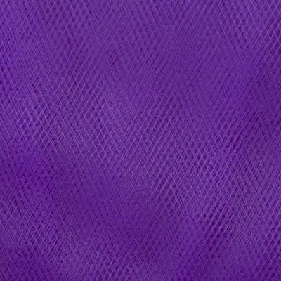 Фатин матовый 16-85, 12 гр/м2, шир.300см, цвет фиолетовый - купить в Абакане. Цена 96.31 руб.
