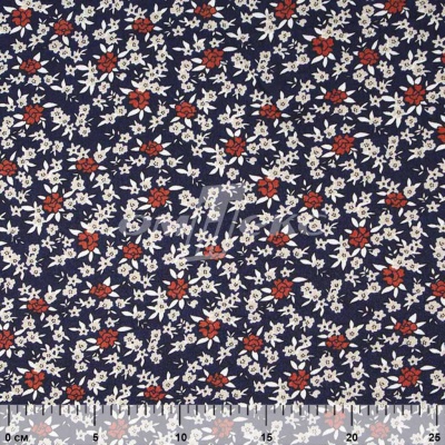 Плательная ткань "Фламенко" 7.2, 80 гр/м2, шир.150 см, принт растительный - купить в Абакане. Цена 239.03 руб.