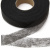 Прокладочная лента (паутинка) DF23, шир. 15 мм (боб. 100 м), цвет чёрный - купить в Абакане. Цена: 1.13 руб.