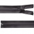 Молния водонепроницаемая PVC Т-7, 60 см, разъемная, цвет (301) т.серый - купить в Абакане. Цена: 49.39 руб.