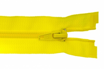 Спиральная молния Т5 131, 90 см, автомат, цвет жёлтый - купить в Абакане. Цена: 14.20 руб.
