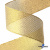Лента металлизированная "ОмТекс", 50 мм/уп.22,8+/-0,5м, цв.- золото - купить в Абакане. Цена: 149.71 руб.