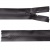 Молния водонепроницаемая PVC Т-7, 20 см, неразъемная, цвет (301)-т.серый - купить в Абакане. Цена: 21.56 руб.