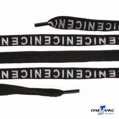 Шнурки #107-06, плоские 130 см, "СENICE" , цв.чёрный - купить в Абакане. Цена: 23.03 руб.