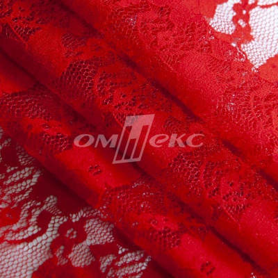 Кружевное полотно стрейч 15A61/RED, 100 гр/м2, шир.150см - купить в Абакане. Цена 1 580.95 руб.