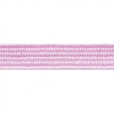 Резиновые нити с текстильным покрытием, шир. 6 мм ( упак.30 м/уп), цв.- 80-розовый - купить в Абакане. Цена: 155.22 руб.